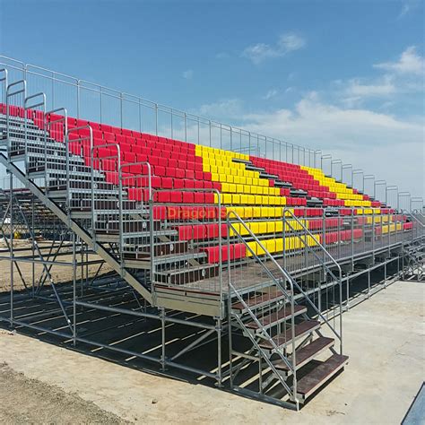 Safety Metal Structure Steel Bleacher Seats Stadium Aluminum Grandstand ...