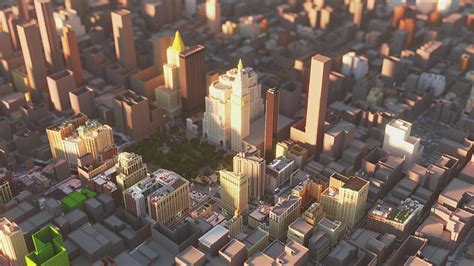 Video Game, Minecraft, New York, City, Skyscraper, HD wallpaper | Peakpx