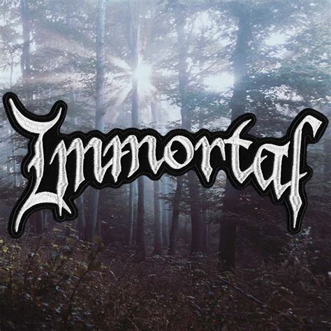 Embroidered Back Patch Immortal - Logo