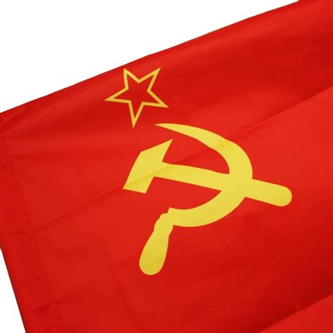 Red CCCP Flag 90x150mm Union of Soviet Socialist Republics 3x5' Feet ...