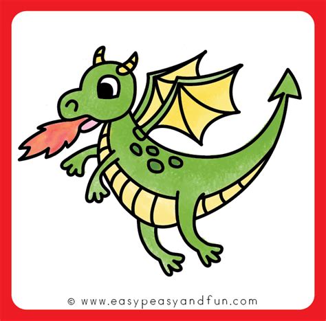 How to Draw a Dragon – Step by Step Drawing Tutorial - Ôn Thi HSG