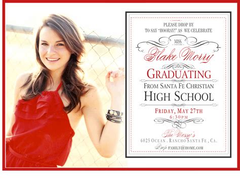 Online Invitations | invitation templates christening in… | Graduation ...