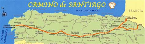 Hiking The Camino De Santiago Map