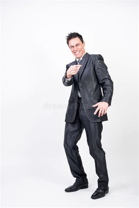 Laughing man in suit stock photo. Image of joke, professional - 178601064