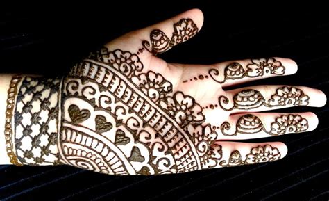 Simple Mehndi Designs For Front Hands For Kids - Geography38