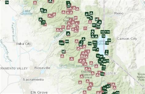 Us Forest Service Camping Map