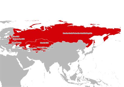 Cold war maps - World in maps