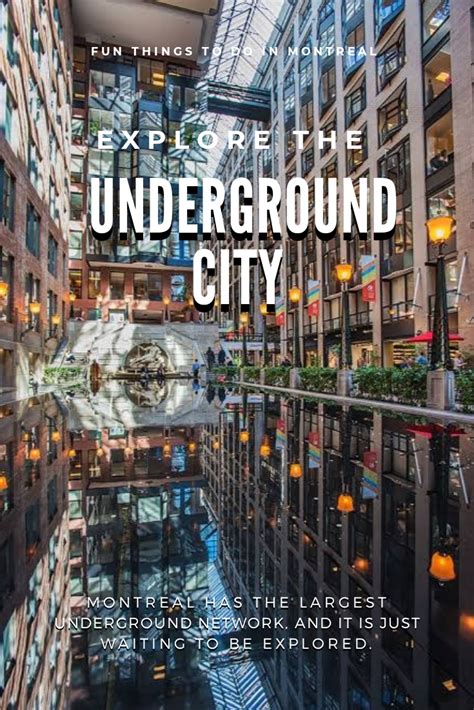 EXPLORE UNDERGROUND CITY - Montreal | Montreal travel, Underground city ...