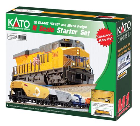 Kato 106-0023 UP GE ES44AC GEVO & Mixed Freight N Gauge Starter Set ...