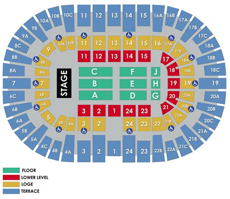 Seating Chart | Pechanga Arena | San Diego, California