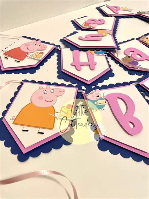 Peppa Pig Birthday Banner Nick Jr. Peppa Pig Birthday Banner - Etsy ...