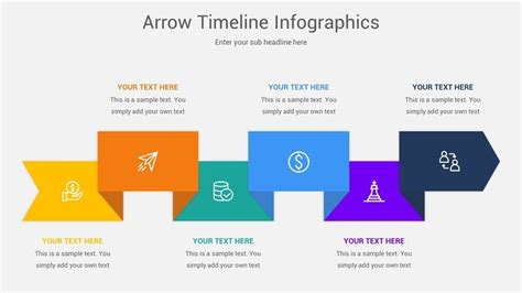 Arrow Timeline PowerPoint Template | Powerpoint templates, Templates ...