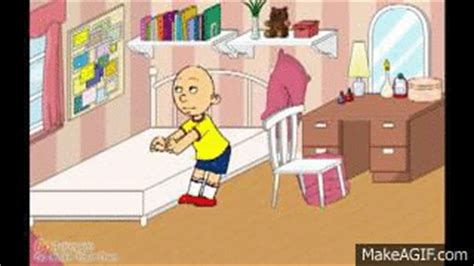 Caillou dancing on Make a GIF