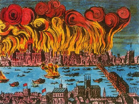 Great Fire of London, 1666 Poster Print by Science Source (24 x 18 ...