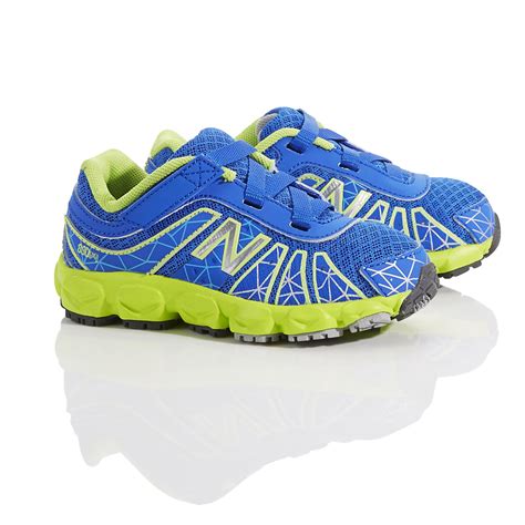 New Balance Toddler Boy's 890 Blue/Neon Green Athletic Shoes - Wide ...