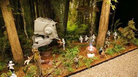 Star Wars Battle of Endor Forest Diorama