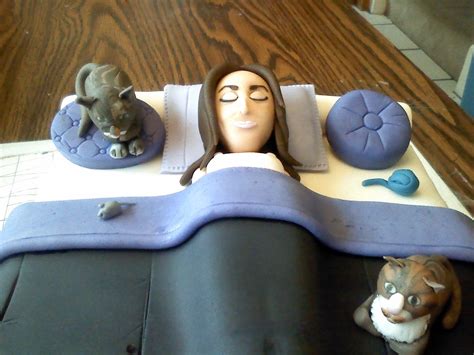 Cat Lady Birthday Cake - CakeCentral.com