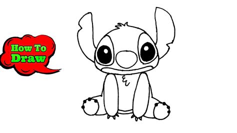 How To Draw Stitch Easy Step By Step For Beginners | Cute Stitch ...