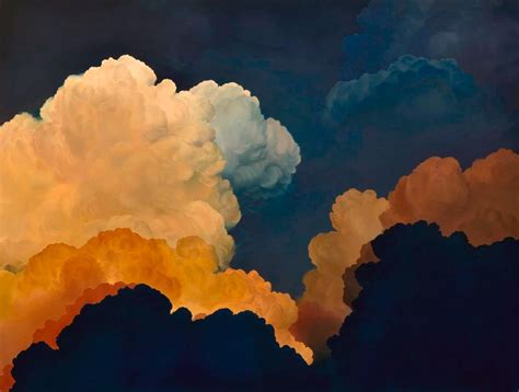 Vibrant Oil Paintings of Clouds