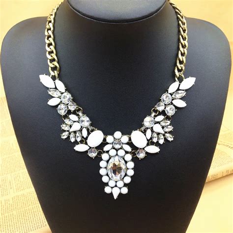 2016 Fashion Brand Luxury Chunky Statement Necklace Women Vintage ...