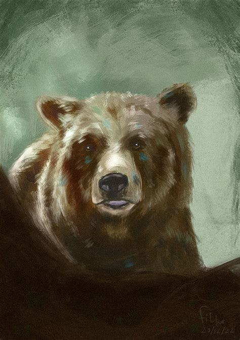 ArtStation - Brown Bear - Digital Painting