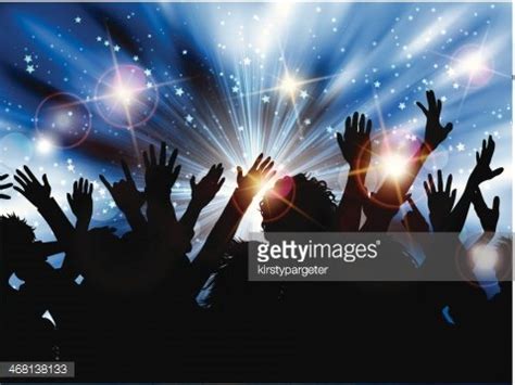 Party Crowd Silhouette Stock Clipart | Royalty-Free | FreeImages