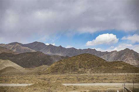 Tibet Scenic Landscape Photography Map Background, Cloud, Mountain Peak ...