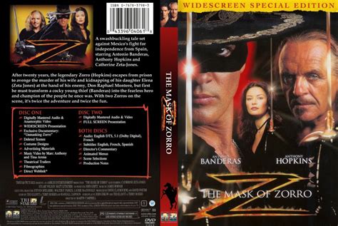 The Mask of Zorro - Movie DVD Custom Covers - 731zorro cover 1 :: DVD ...