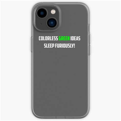 "NLP: Noam Chomsky Colorless Green Ideas Sleep Furiously " iPhone Case ...