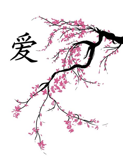 Sakura branch | Blossom tree tattoo, Cherry blossom tree tattoo ...