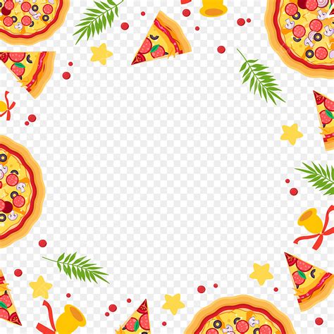 Full Pizza Clipart Border