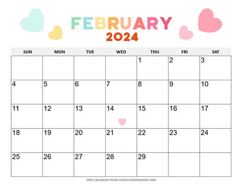 February 2024 Calendar Printable 2d - Daryl Emiline