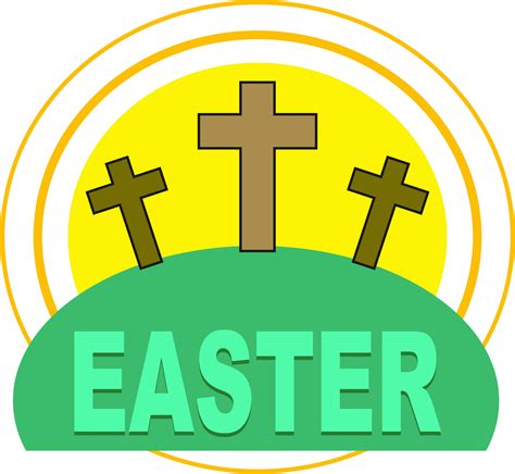 Free photo: Easter Cross Clipart - Christian, Christianity, Clipart ...