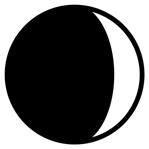 Waxing Crescent Moon Vector SVG Icon - SVG Repo