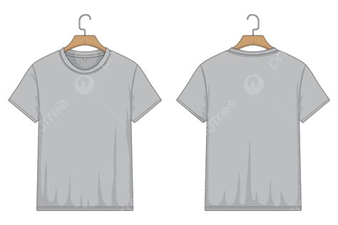 Gray T Shirt Mockup Front And Back View, T Shirt Mockup, Gray T Shirt ...