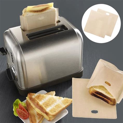 Hot Sale 1/2pcs Toaster Bags for Grilled Cheese Sandwiches Made Easy ...