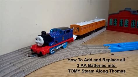 How to Insert Batteries into Thomas and Friends Tomy Steam Along Thomas ...