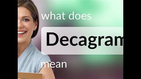 Decagram • what is DECAGRAM meaning - YouTube