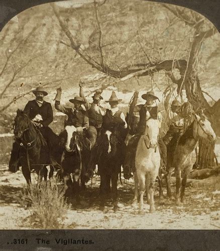 Antique 1860's The Vigilantes Lynching Mob At Hanging Tree Texas Stereo ...