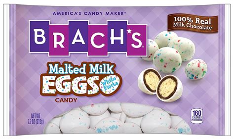 Amazon.com : Brach's Fiesta Malted Milk Eggs, White Speckled, 7.5 Ounce ...