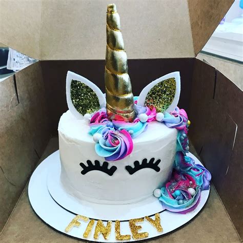 #unicorn #unicorncake #glitter #glittercake #BrittanysBasicBakes | Cake ...