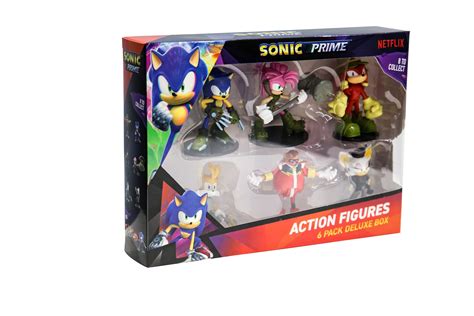 Buy BANDAISonic Prime Action Figures 6 Pack Set 2 | 6 7.5cm Sonic The ...