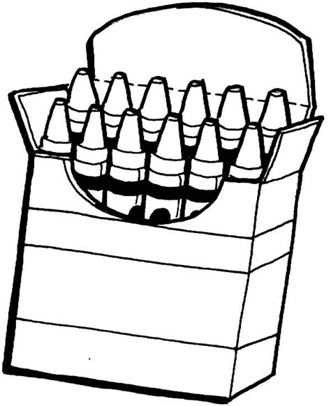 Box Crayons Coloring Pages For Kids : Best Place to Color | Coloriage ...