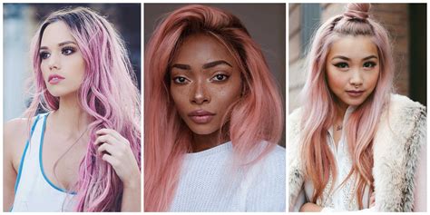 Girls With Pastel Pink Hair