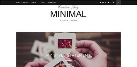 30 Best Minimalist Blogger Templates 2024 | Begindot