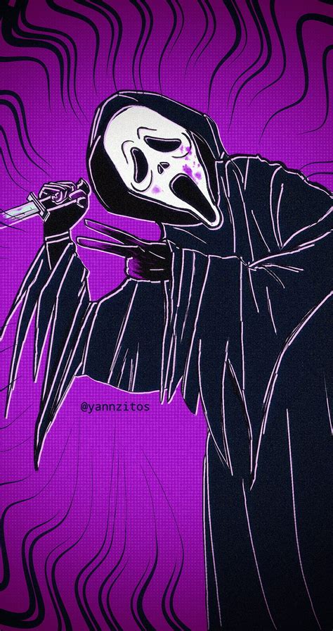 Ghostface, magenta, pink, screammovie, purple, scream HD phone ...