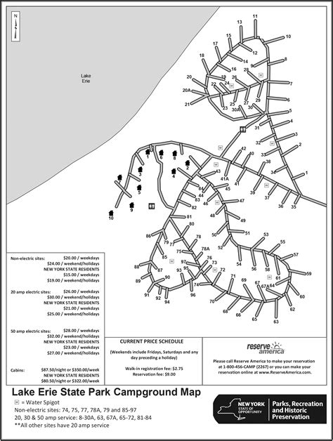 Lake Erie State Park Map – The World Map