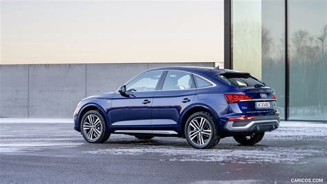 Audi Q5 Sportback TFSI e | 2021MY (Color: Navarra Blue) | Rear Three ...