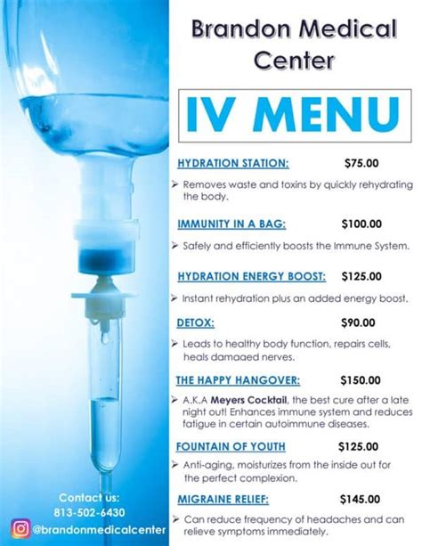 IV Vitamin Nutritional Hydration Therapy - Brandon Medical Center