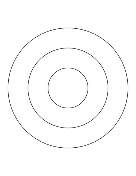 Concentric Circles Template Free - Free Templates Printable